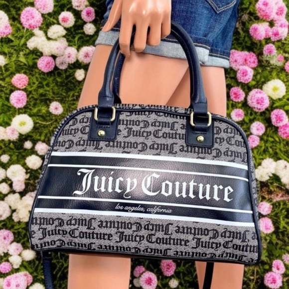 Juicy Couture Black Fashionista Bowler Satchel Bag NWT - Picture 11 of 11